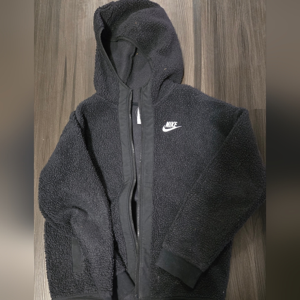 Nike Black Sherpa Jacket